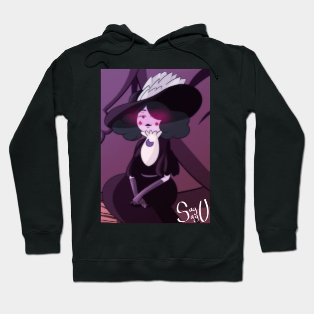 ECLIPSA QUEEN OF DARKNESS Hoodie by Sagurin